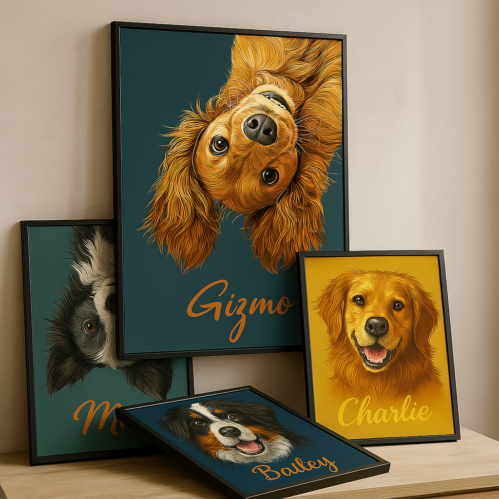 Custom Pet Portrait Art