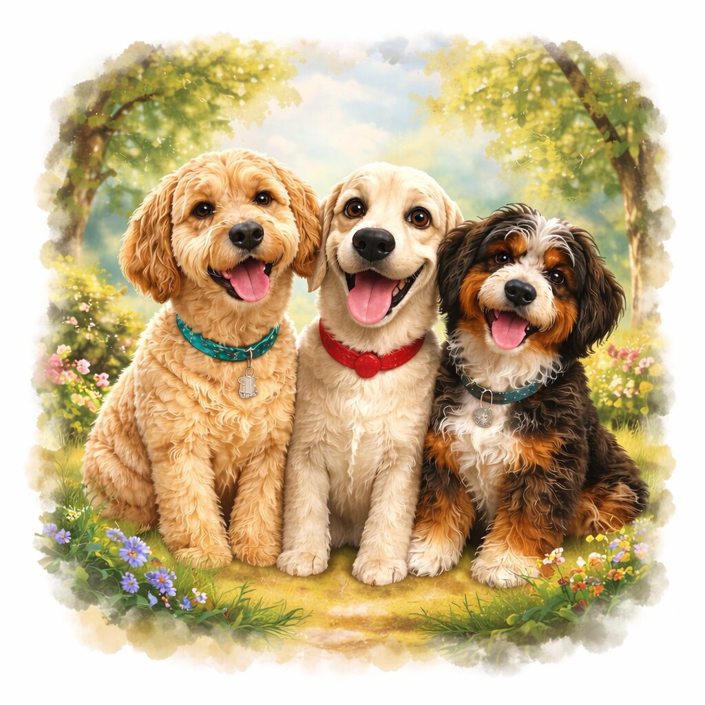 Custom Cartoon Pet Portrait – Personalised Dog or Cat Illustration from Photo, Fun Pet Artwork Gift