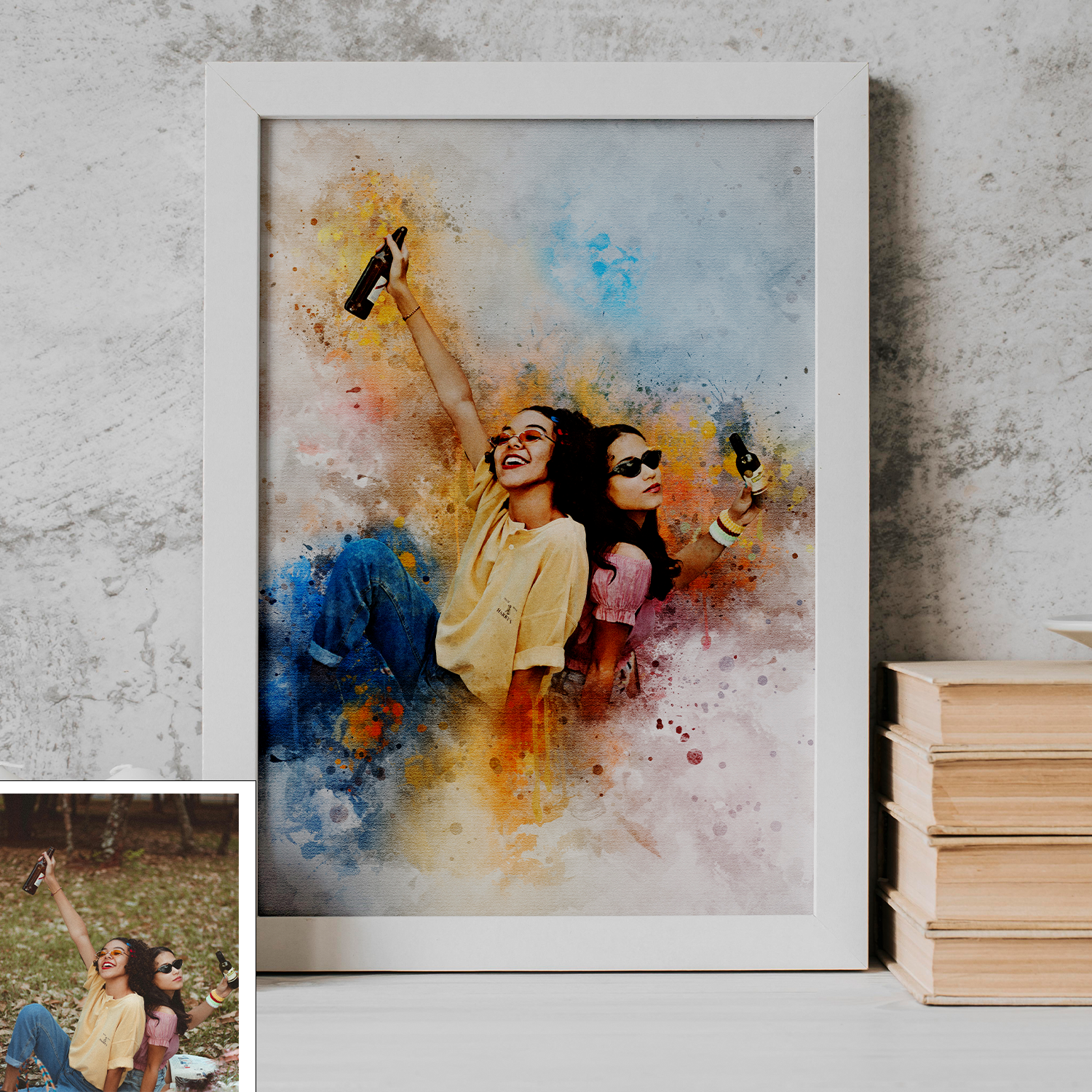Watercolor Portraits for Friends – A Unique and Personal Gift